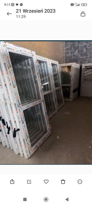 DRZWI PCV sklepowe do biura tarasu antracyt złoty dąb biale