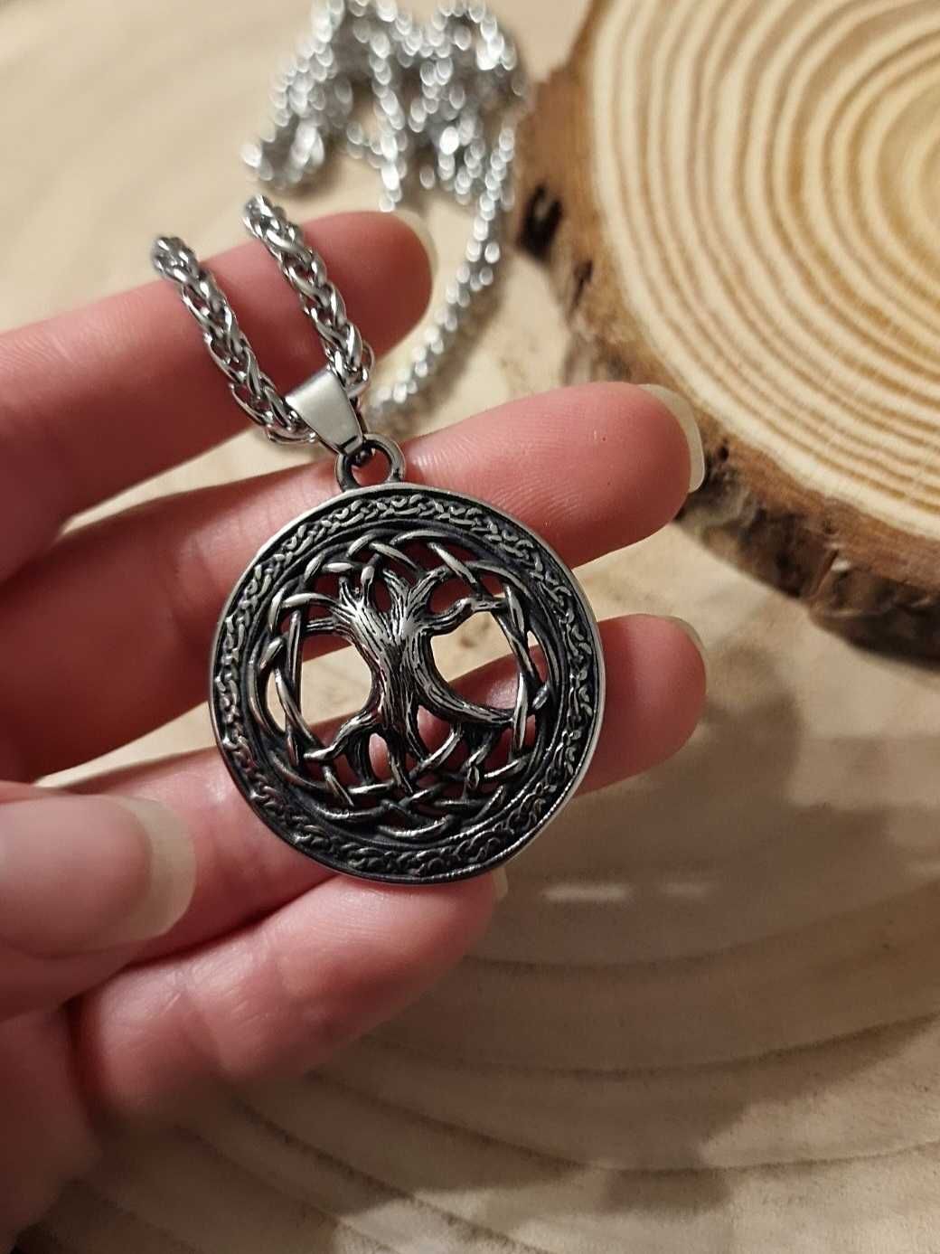 Fio colar necklace cordão vikings yggdrasil arvore da vida valhalla