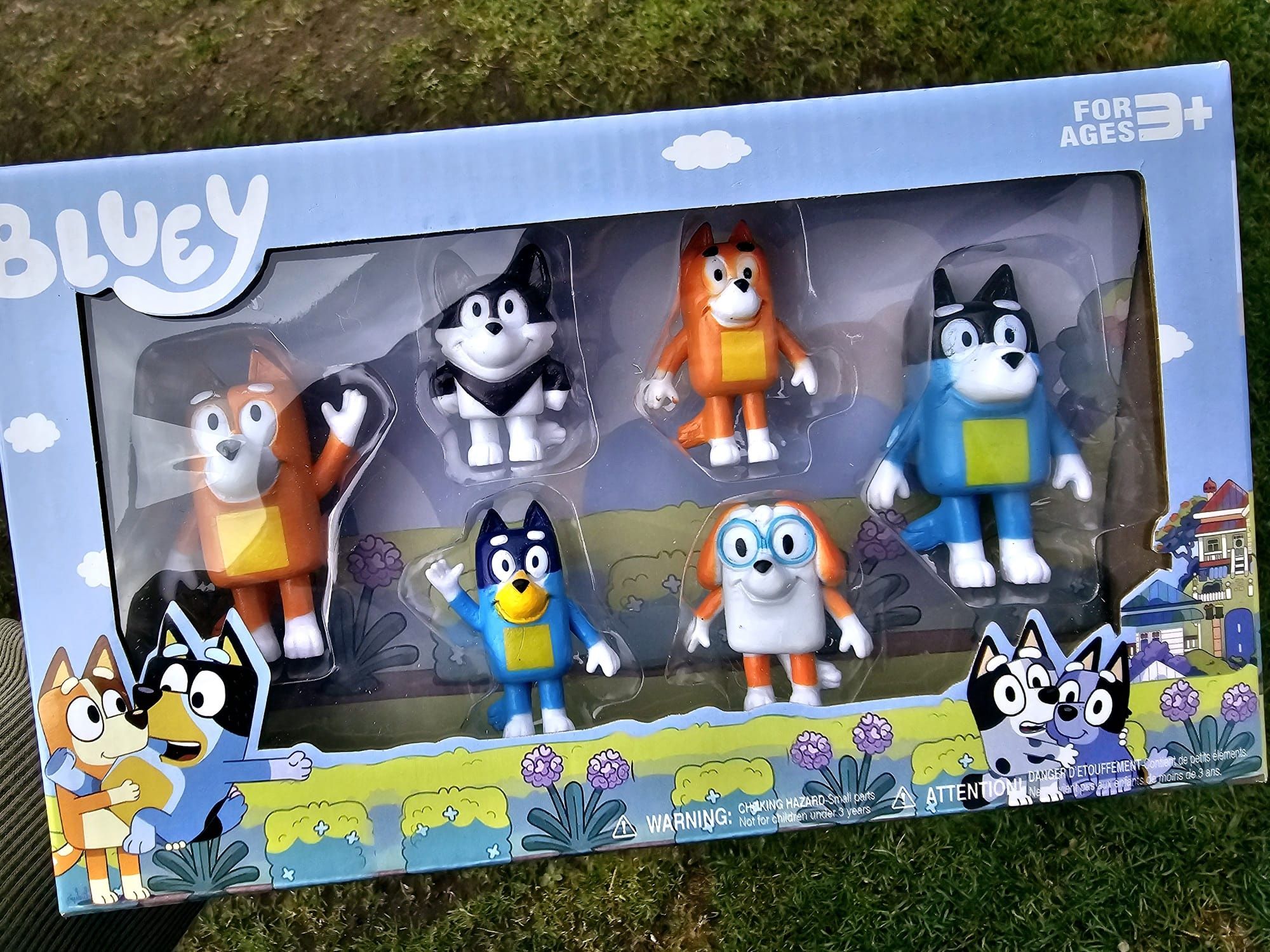 Ekstra komplet figurek z bajki Bingo I Bluey figurki nowe