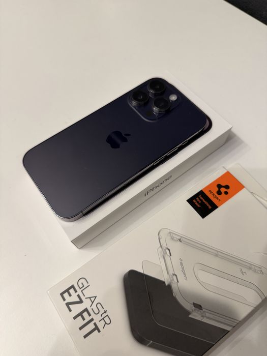 Iphone 14 pro 128gb gleboka purpura, dowod zakupu