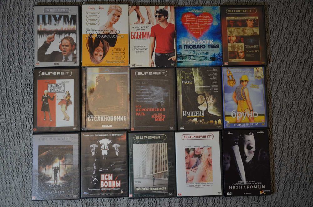 Большая коллекция американских фильмов на DVD (боевик, триллер)