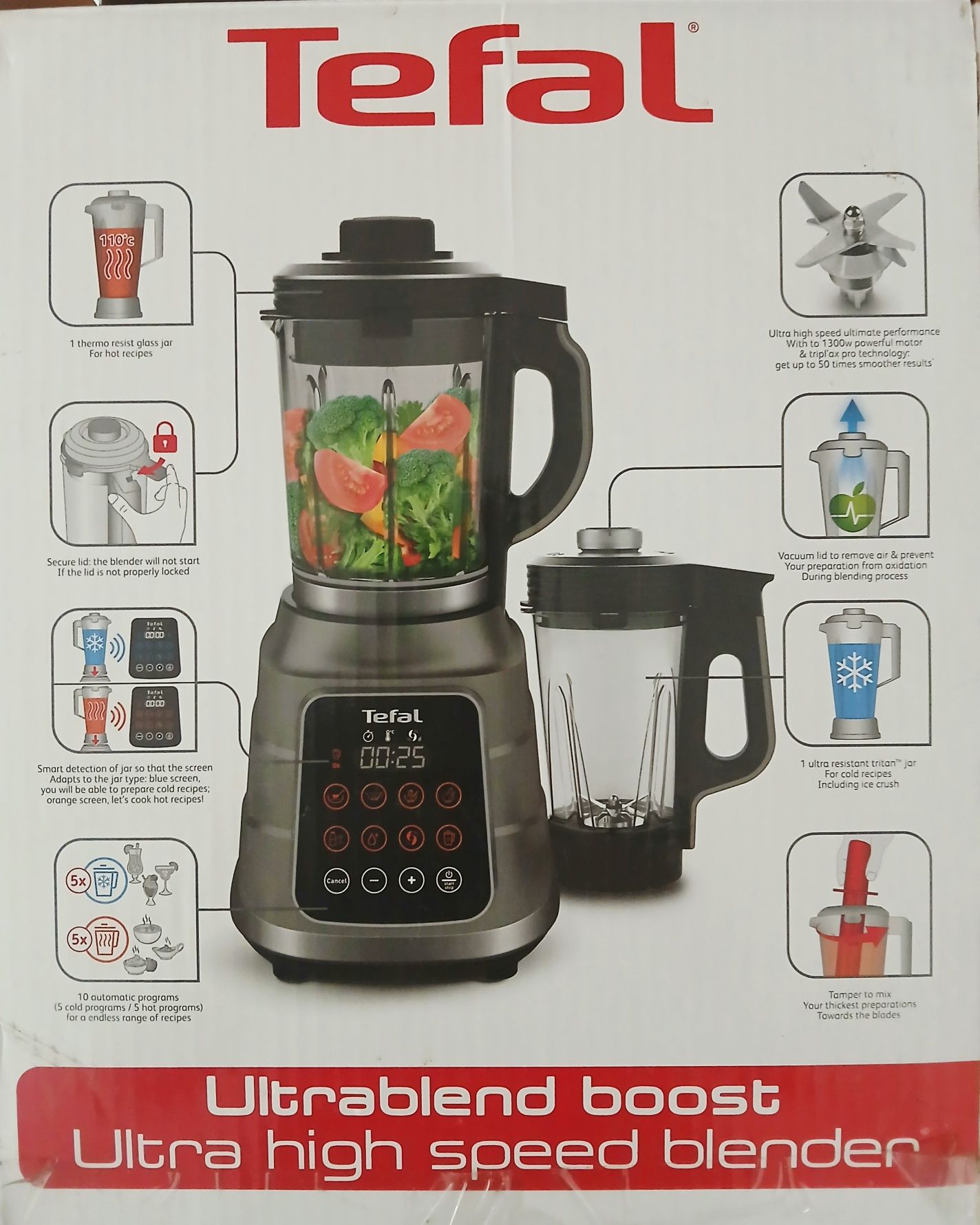 Tefal blender Ultrablend Boost Vacuum