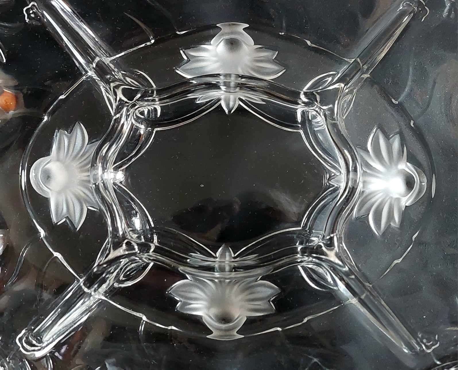 Mikasa Walther Glass.Karmen.Żardiniera/patera/kabaret 5.Duża.Na nóżkac