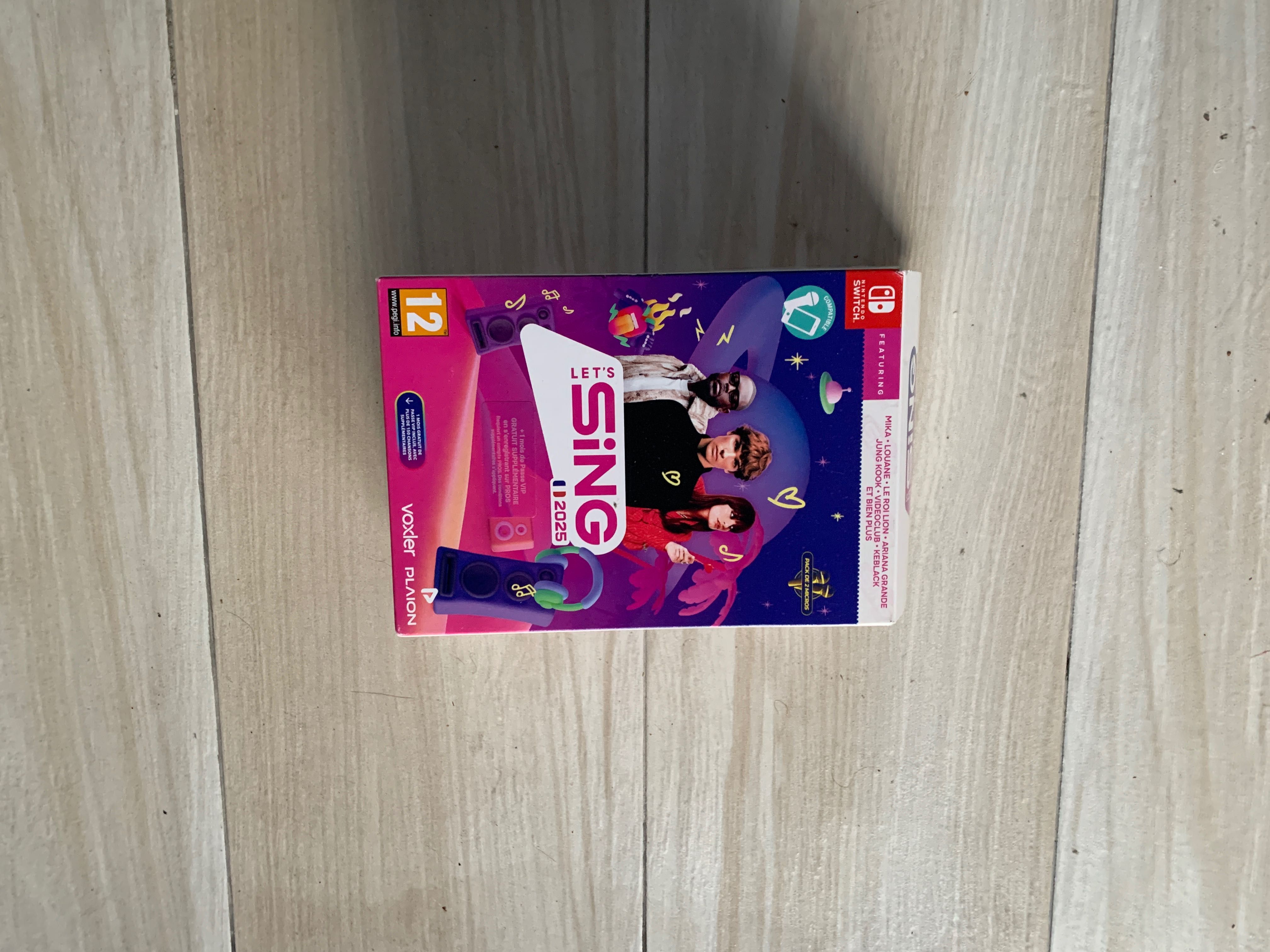 Karaoke Nintendo switch NOVO