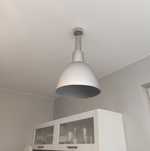 Lampa loft szara