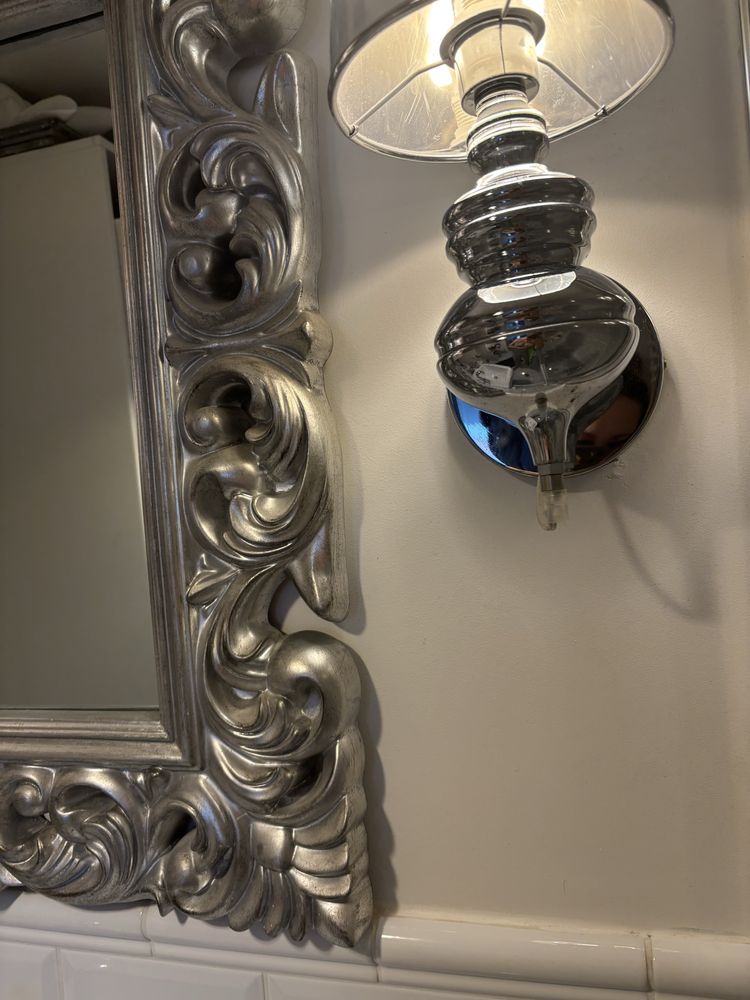 Lustro kinkiety lampa