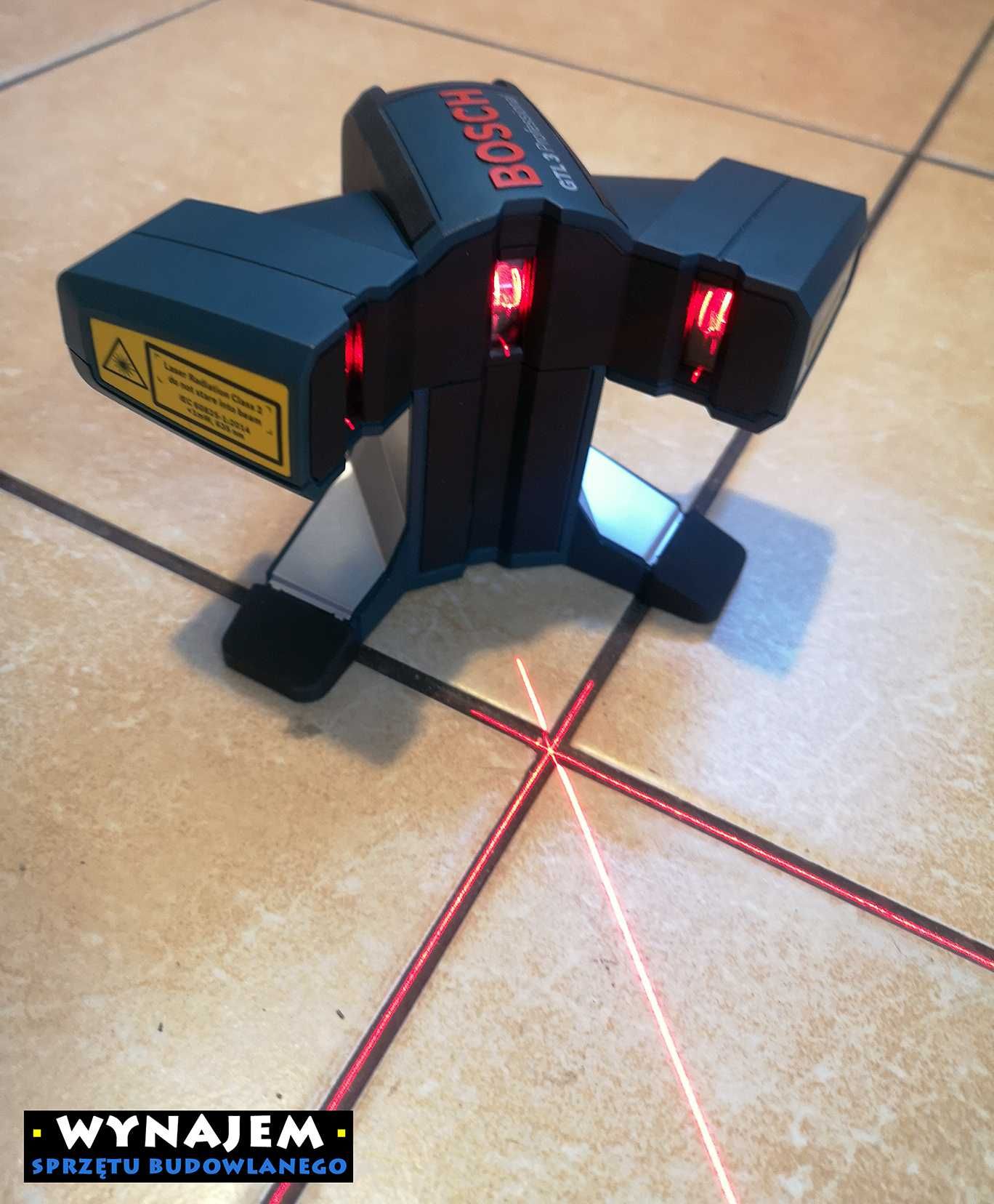 Laser do płytek Bosch układanie płytek Wynajem poziomica laserowa