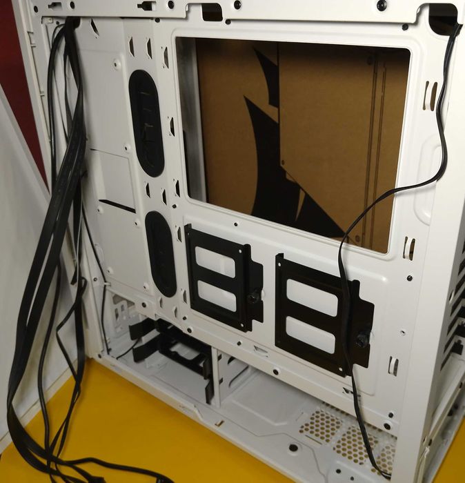 Корпус ПК CORSAIR Закаленное Стекло Кулеры Mid Tower Игровой CARBIDE