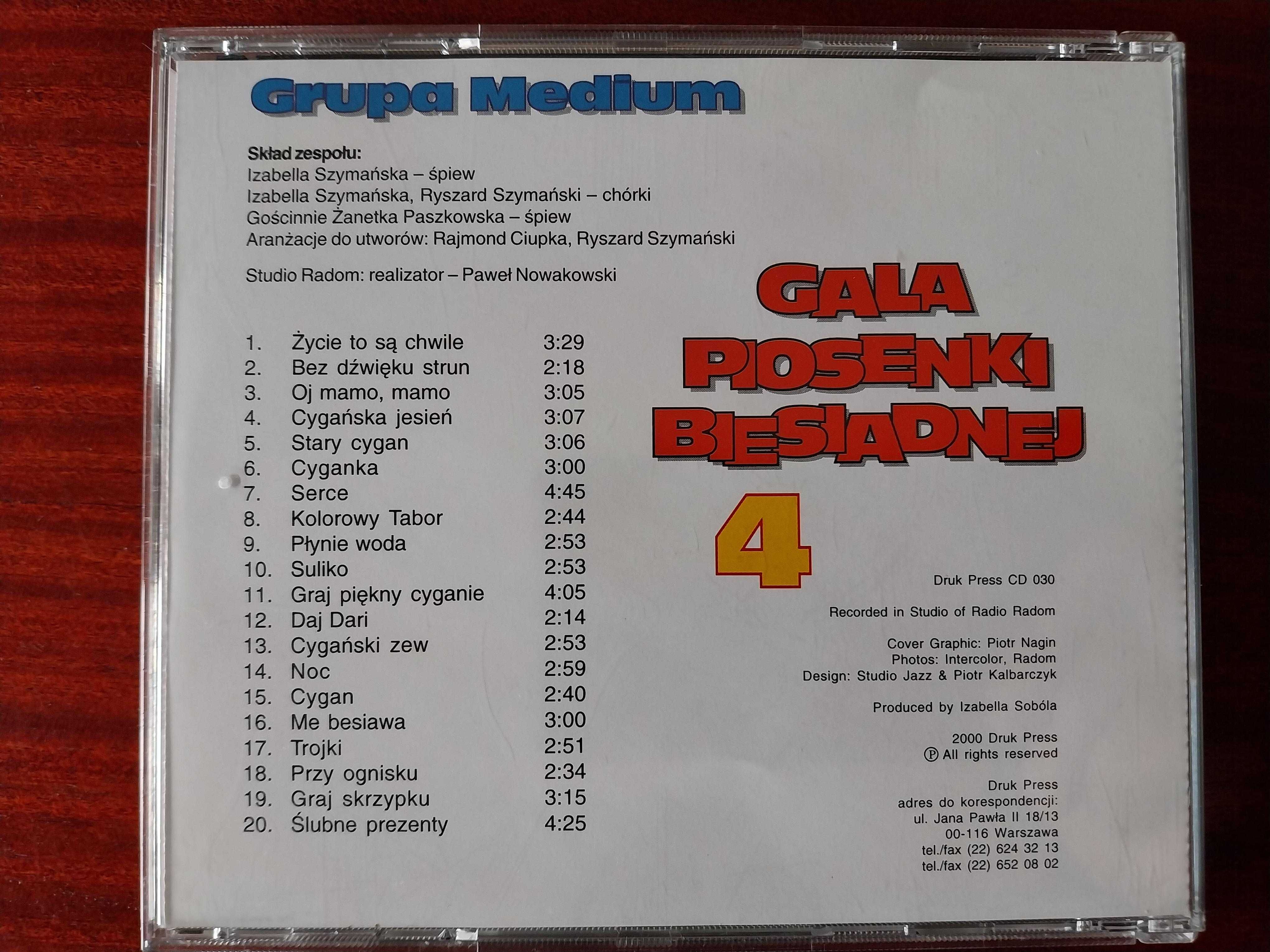 Gala Piosenki Biesiadnej 4 – Graj cyganie, graj! (CD)