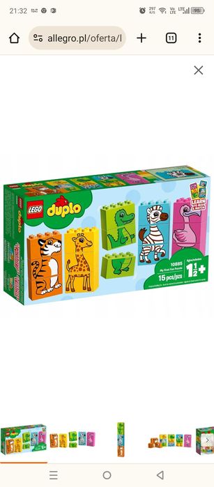 Klocki Duplo 10885 zwierzęta