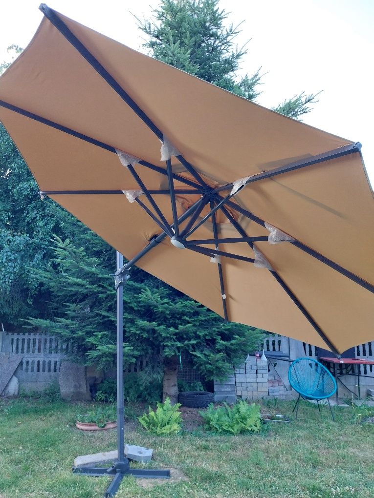Parasol ogrodowy, tarasowy 3x3