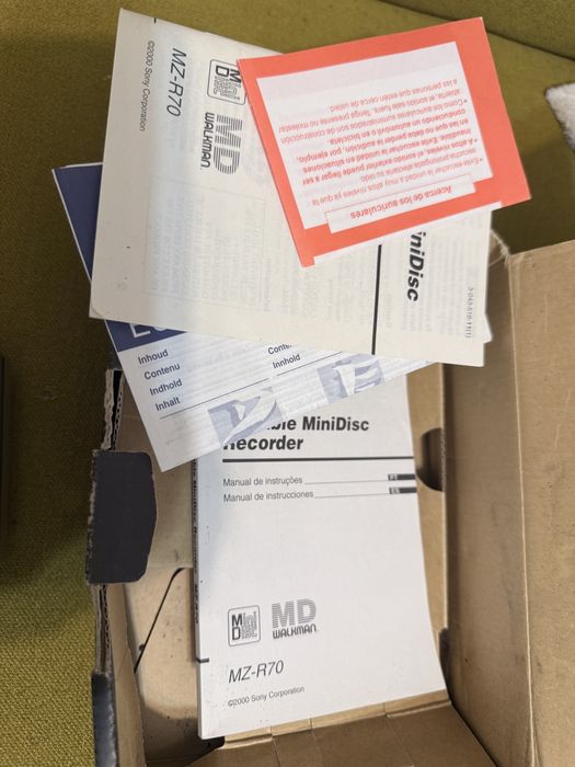 Minidisc Sony MZ-R70