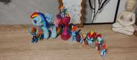 Kucyki My Little Pony różne wersje Rainbow Dash