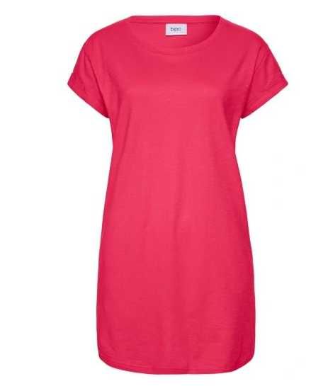 15) Koralowa sukienka T-shirt 40-42 NOWA