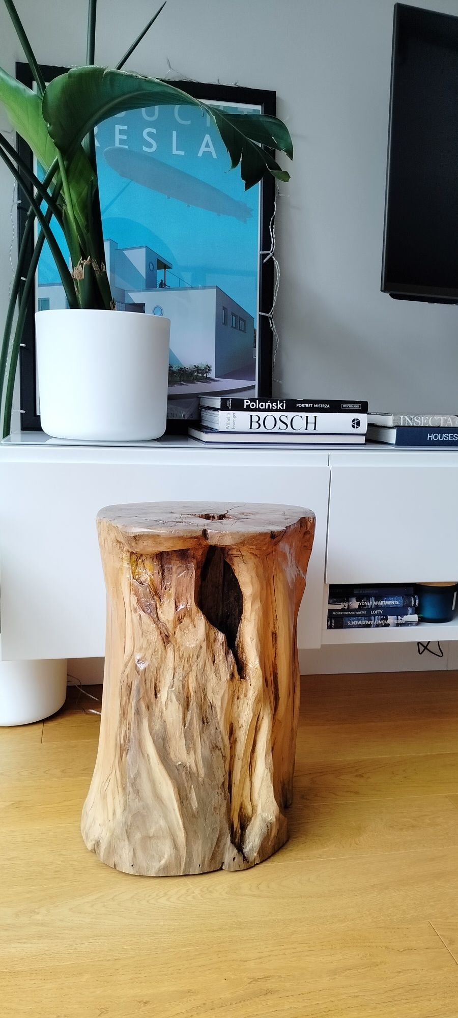 Pieniek ozdobny/ stolik/ stołek