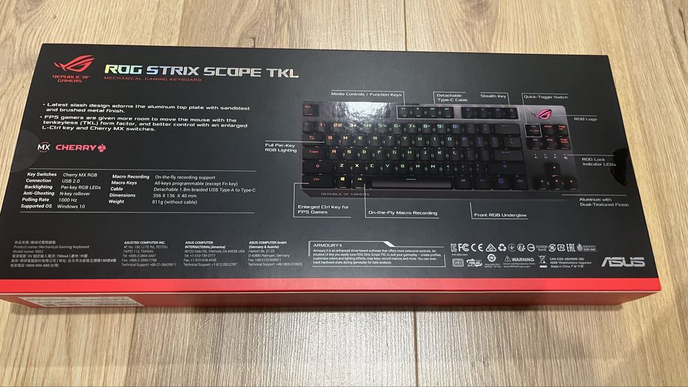 Teclado Asus ROG Strix Scope TKL