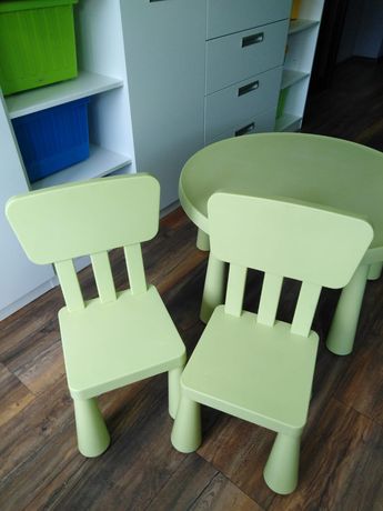 Детский стол и стулья IKEA MAMMUT