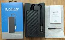 Stacja dokująca 8 w 1 Orico OM28PR-G2 USB-C z kieszenią na dysk M.2
