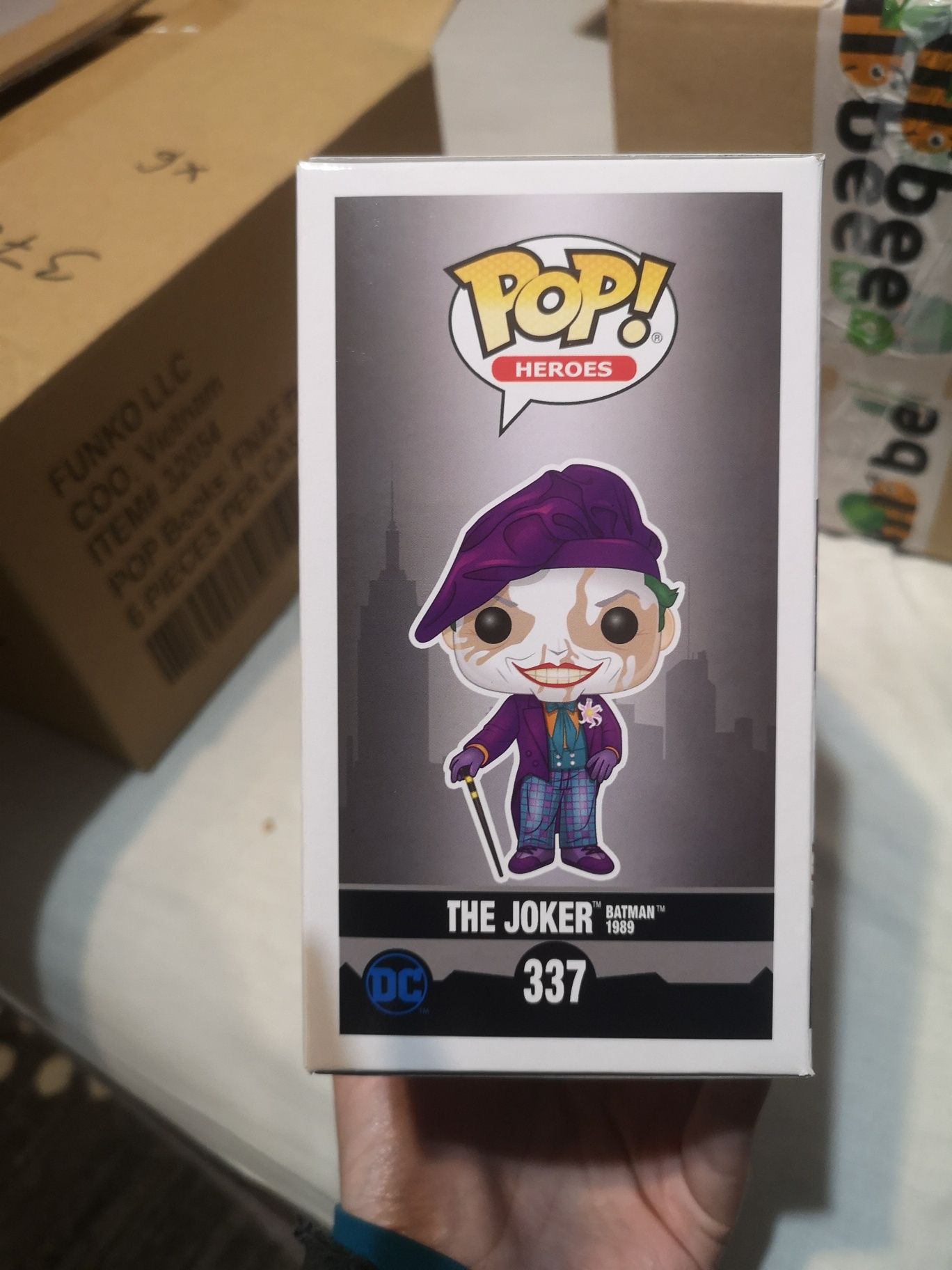 Funko Pop! The Joker Chase Batman 337 stan 10/10 figurka