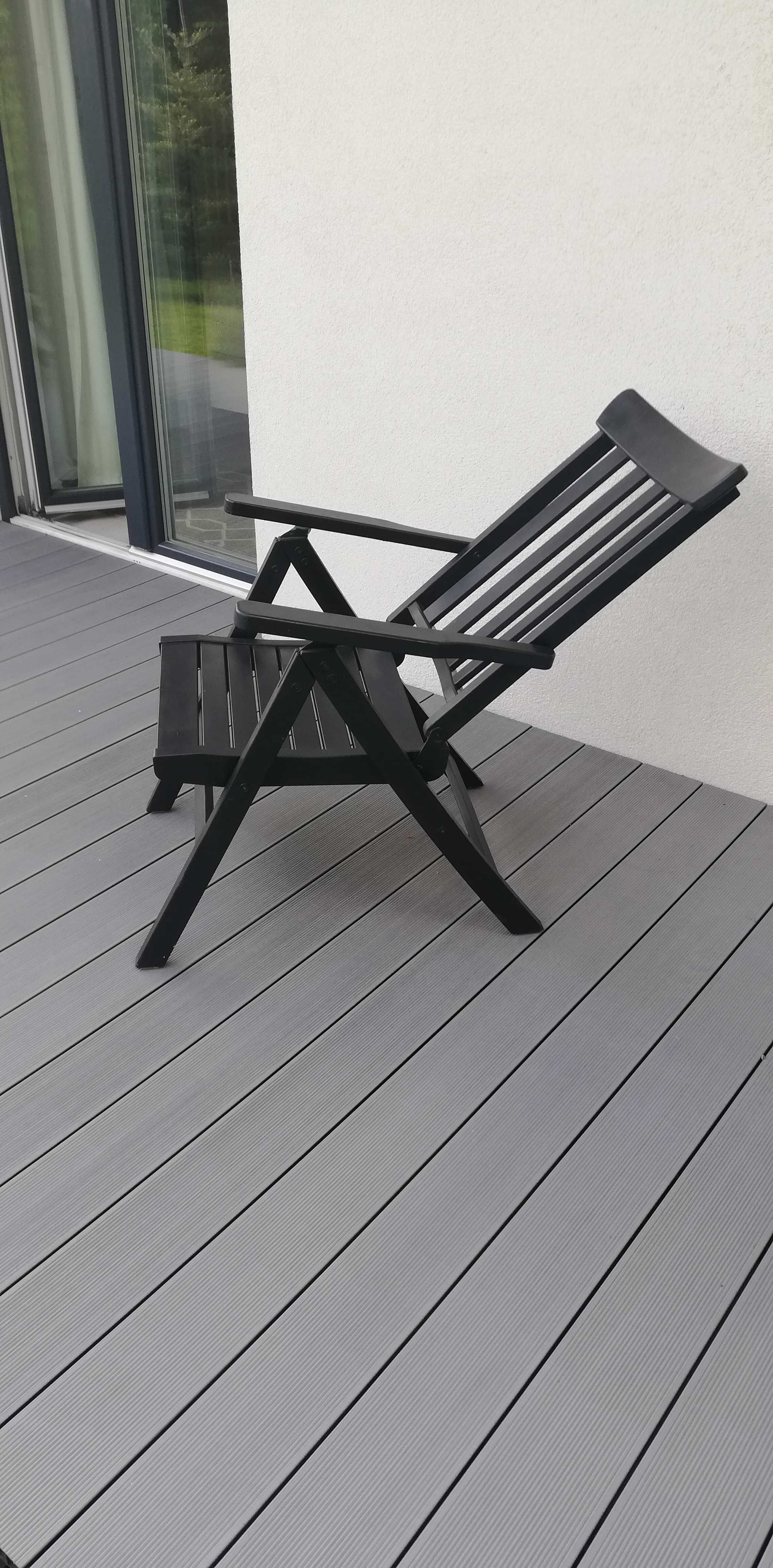 komplet 4 krzeseł z Ikei z regulowanym oparciem
