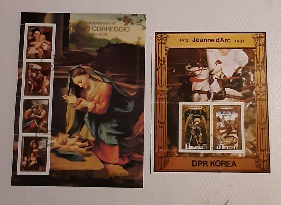 Blocos Selos Coreia do Norte e Arábia do Sul