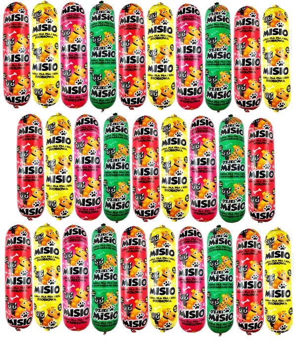 29kg Karma dla psa Misio 83% mięsa mix smaków 29szt.