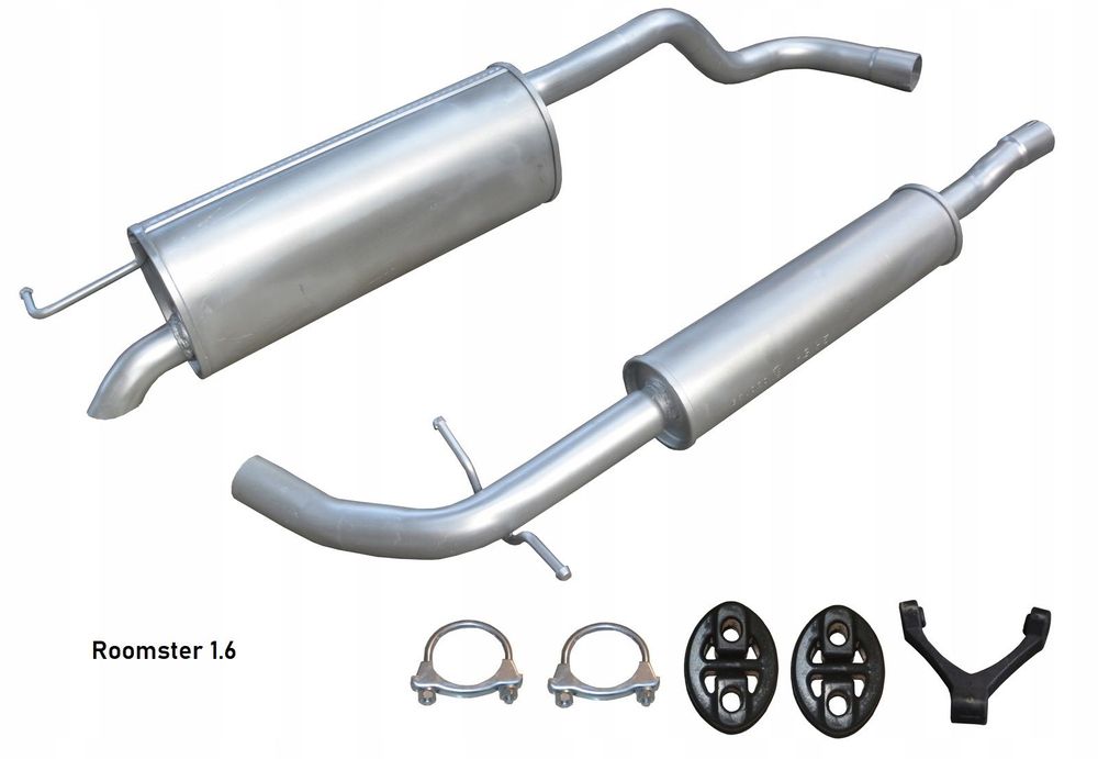 Глушитель резонатор Skoda Fabia 1.2 1.4 1.6 Octavia Тур a5 1.6 1.9 2.0