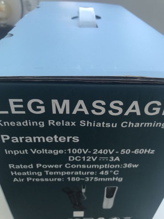 Máquina de pressoterapia nova e selada