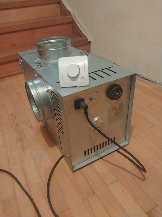 Турбіна для повітрянного опалення від каміна