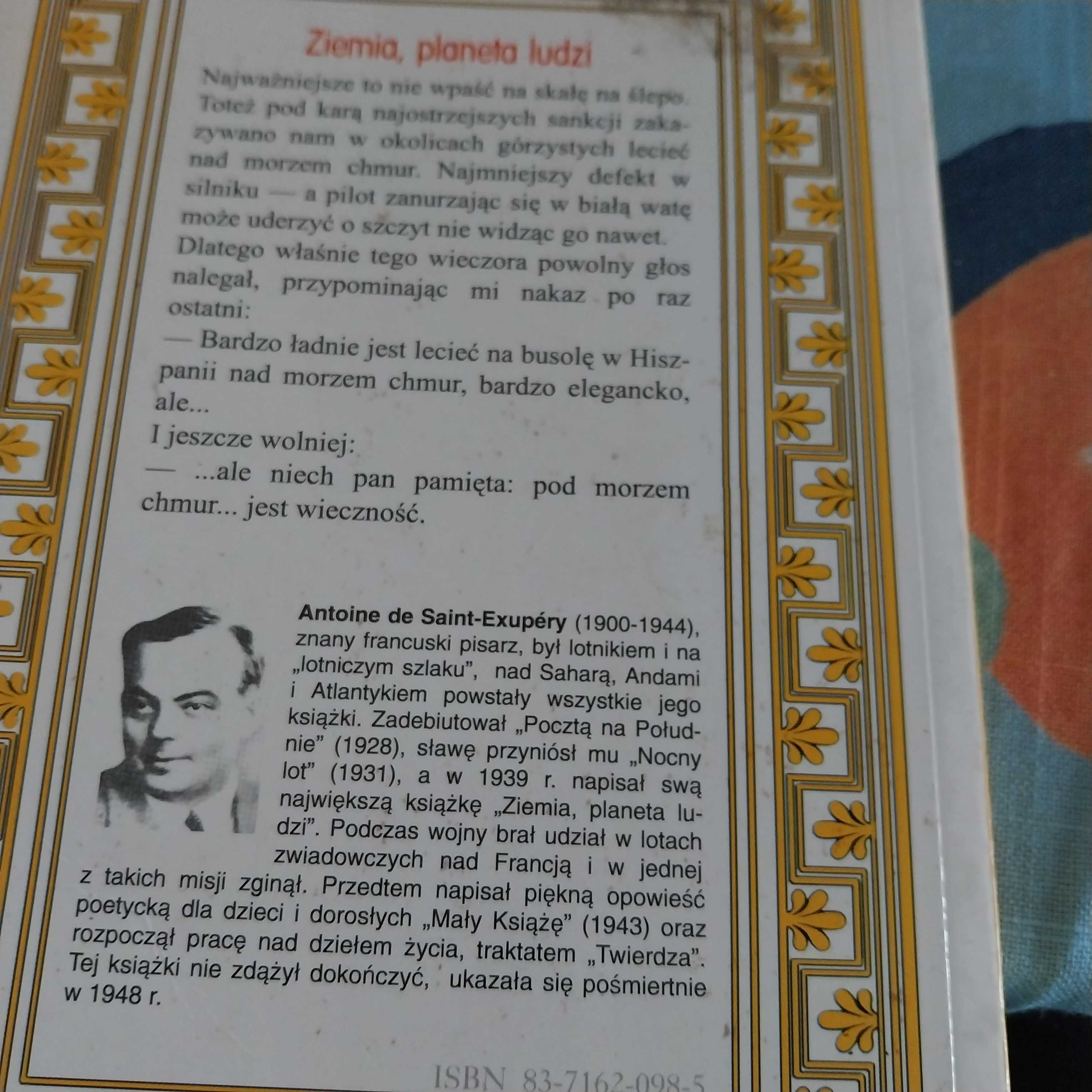 A.de Saint -Exupery Ziemia,planeta ludzi