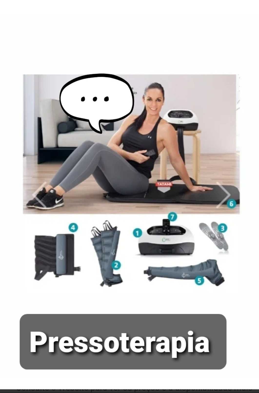 Máquina de Pressoterapia Portátil