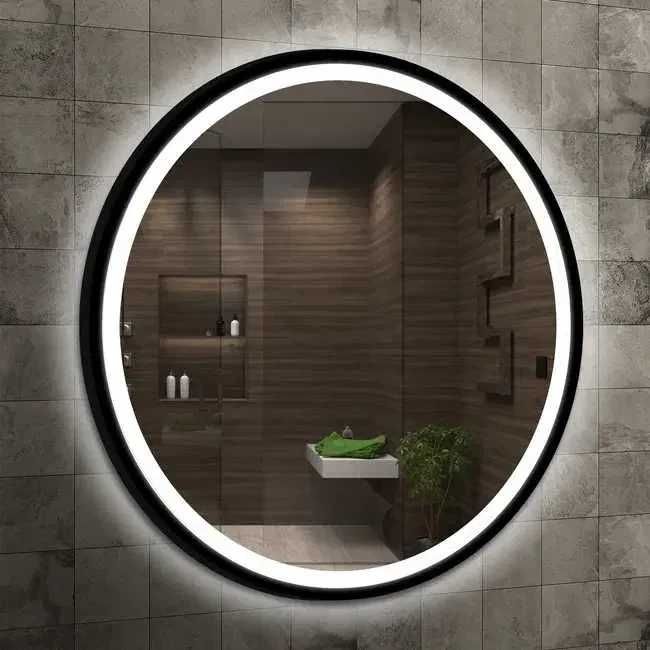 lustro  okrągłe  100 cm podświetlane  led  mata  antypara  okazja