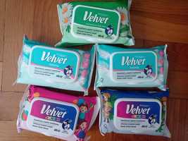 Nawilżany papier toaletowy Velvet 5 opakowań