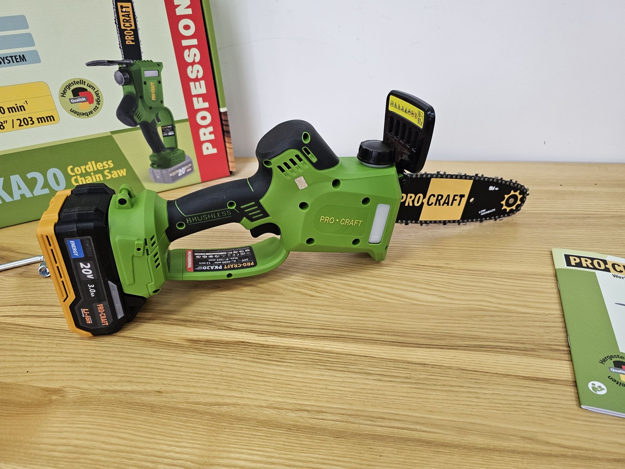 Мини Пила Procraft PKA20 Подача Масла Бесщеточный двиг.