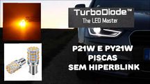 P21W e PY21W lampada de pisca led sem hipetblink