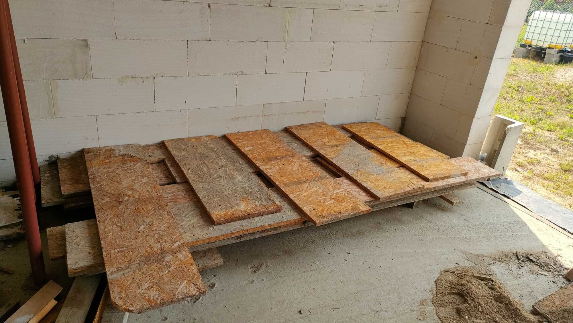 Płyty po szalowaniu OSB 22 mm