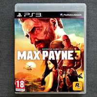 Max Payne 3 PS3 Polska Okładka Pudełkowa