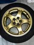 Felgi aluminiowe Asahi Tec 16x7JJ ET53 5x100 SUBARU – Złote