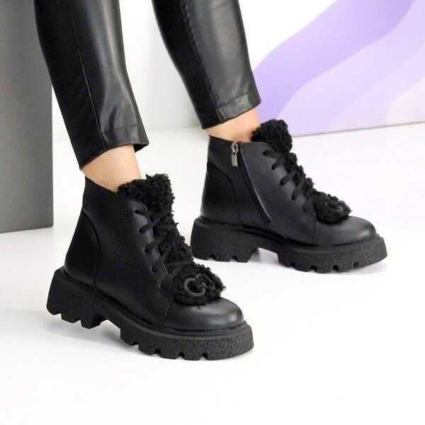 Зима і демі, Шкіряні черевики тедді ботінки ботинки тедди Teddy 36-40р