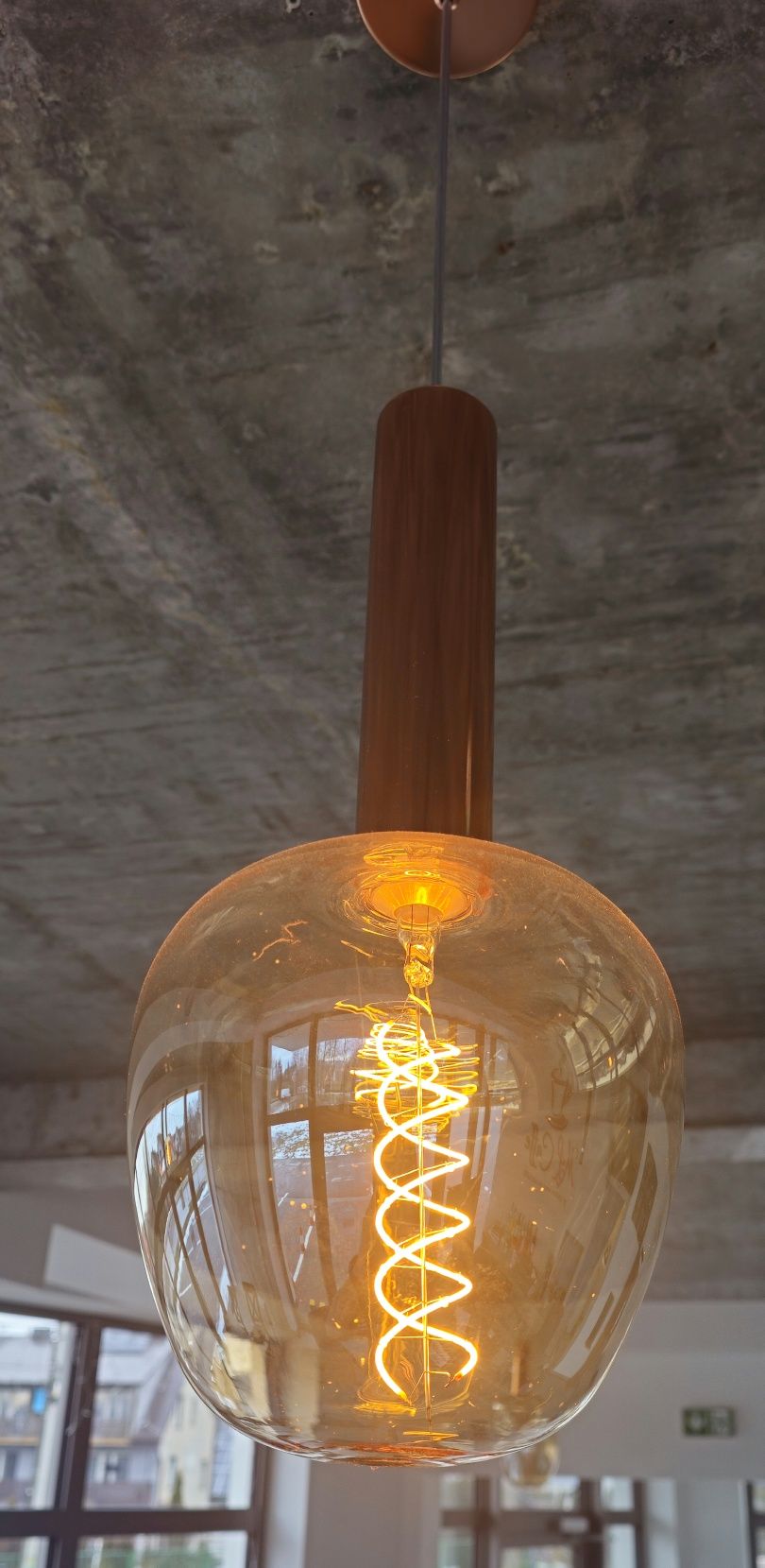 Lampa wisząca + nowoczesna żarówka 5szt