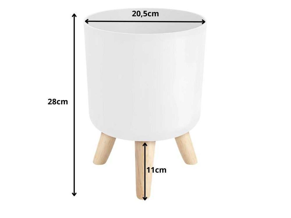 Donica doniczka kwietnik stojący na nóżkach do domu ogrodowa stojąca