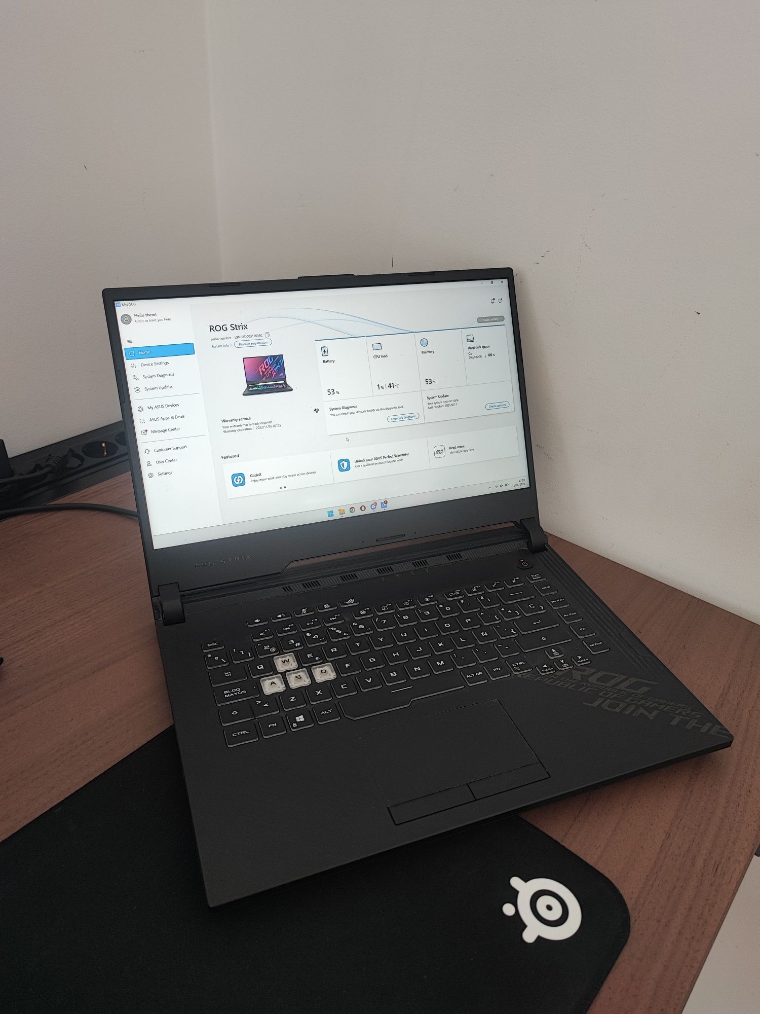 ASUS ROG Strix G15 G512 RTX20'60 i7-10'870 16GB 1TB SSD