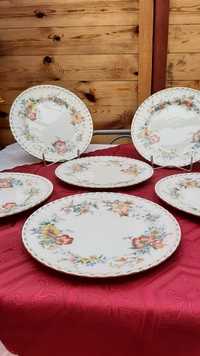 Komp.6-ciu talerzy obiadowych porcelana Royal Albert,,Constance"