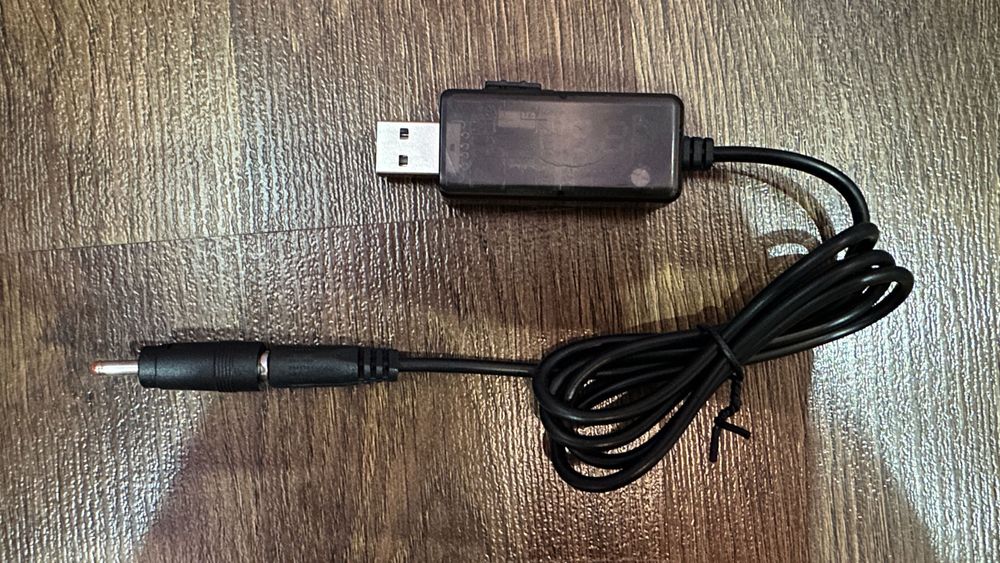 Кабель перехідник універсальний для WiFi роутера USB 5V – DC to 9V/12V
