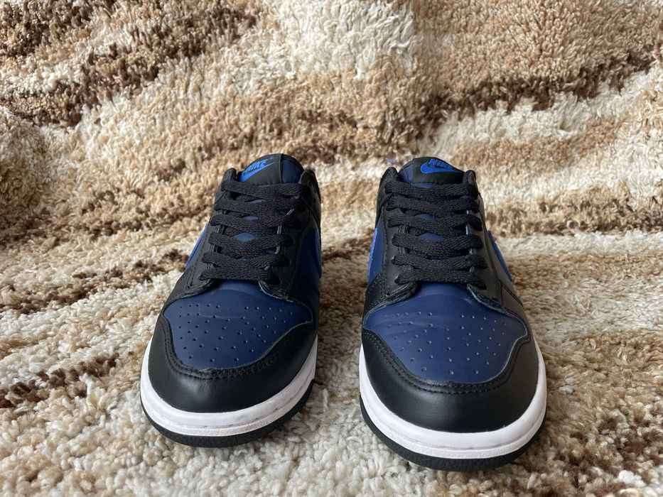 Оригінальні кросівки nike dunk low black blue
