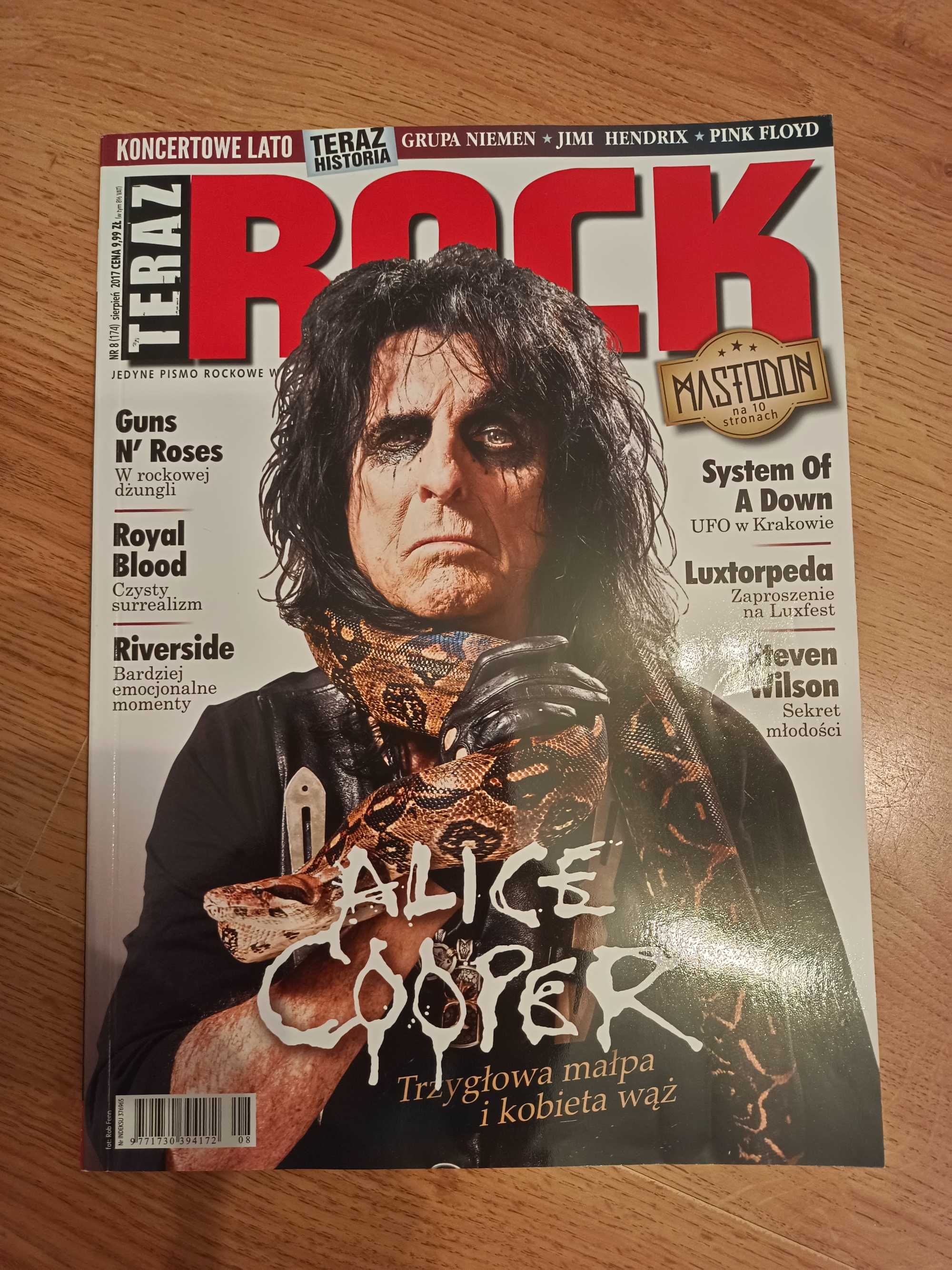 Teraz Rock (czasopismo rockowe) rocznik 2017, wszystkie numery, okazja