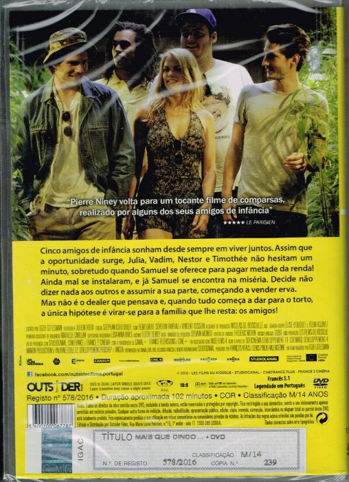 Filme em DVD: MAS QUE CINCO... "FIVE" - NOVO! A Estrear! SELADO!