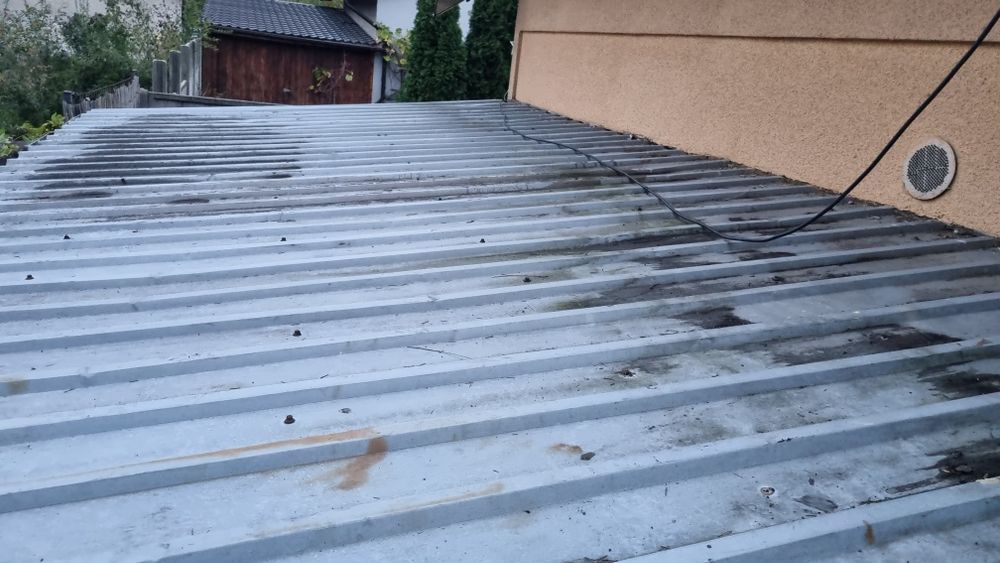 Blacha trapezowa 18 1.1x3 m używana z rozbiórki wiaty