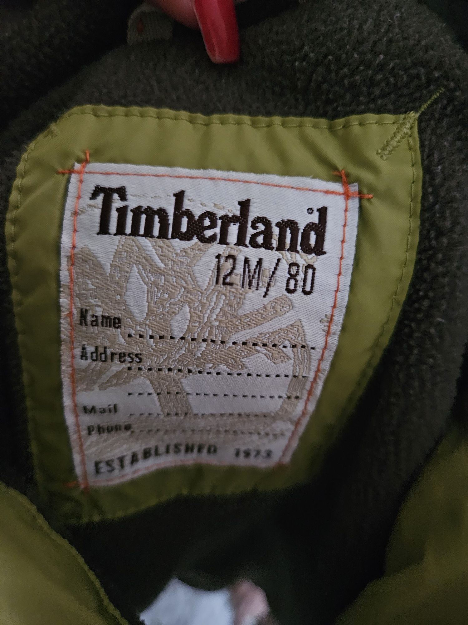 Bezrękawnik khaki Timberland 80cm