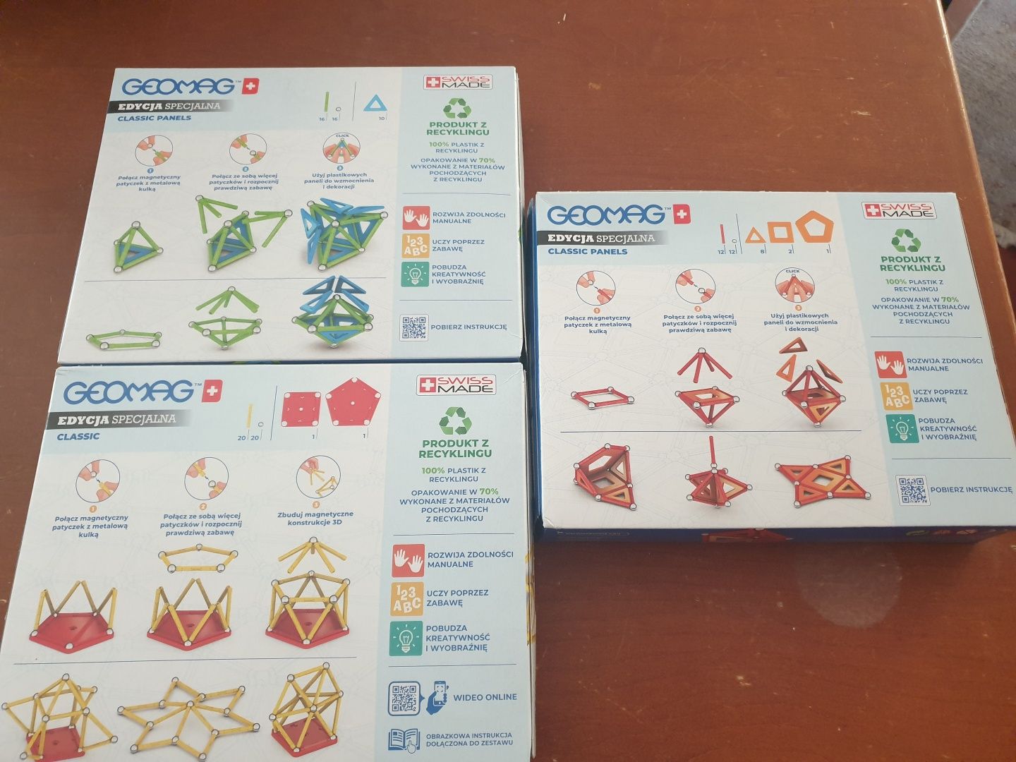 Nowe oryg geomag klocki magnetyczne 42 42  i 35 el edycja specjalna